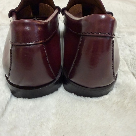 $195 Weejuns GH Bass Larson Classic Penny Loafers Cordovan Wine 9